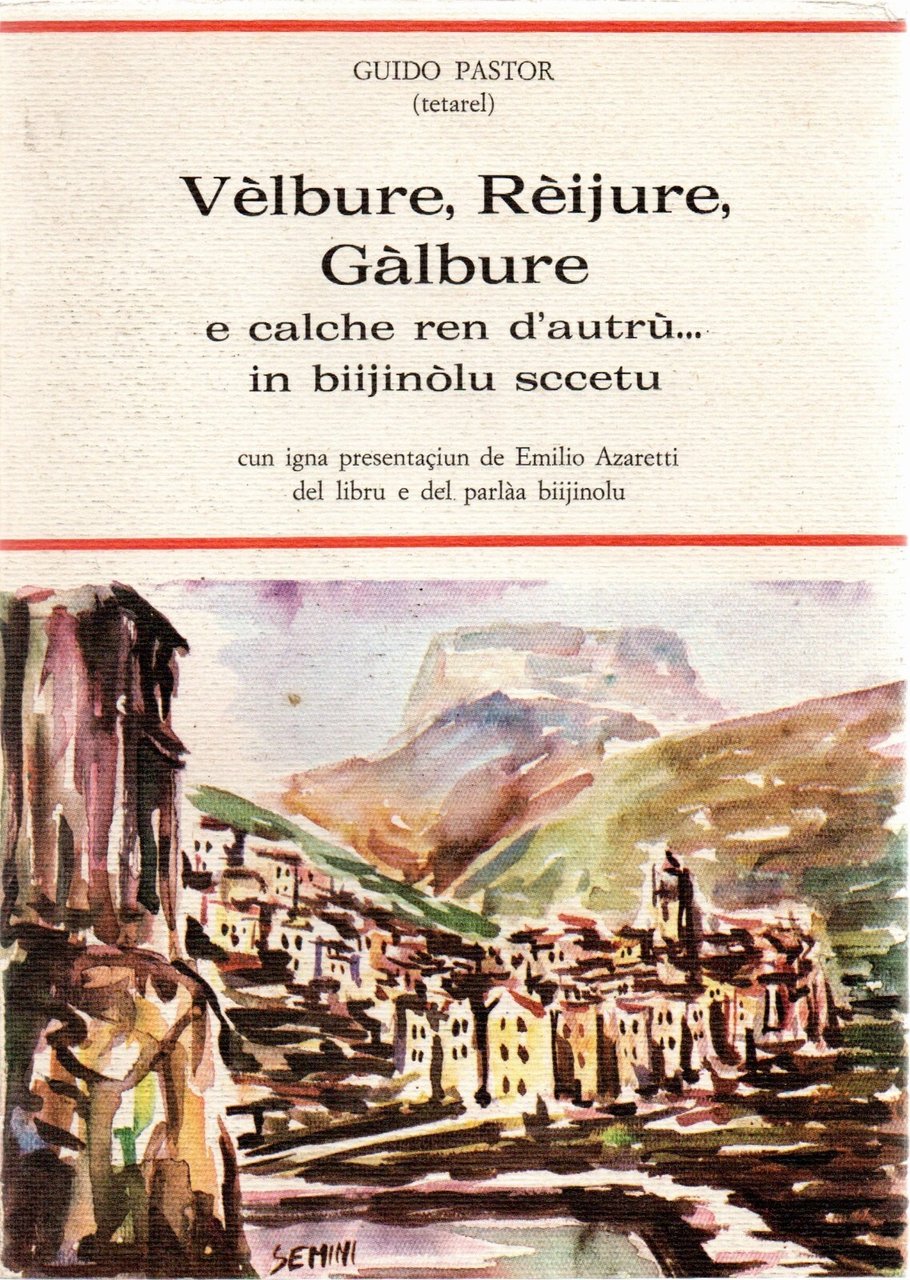 Velbure, Reijure Galbure e calche ren d'autru Libro dialetto Buggio … | Immagine principale