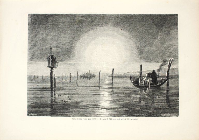 Venezia. Canal Orfano. Stampa 1863 | Immagine Gallery 2