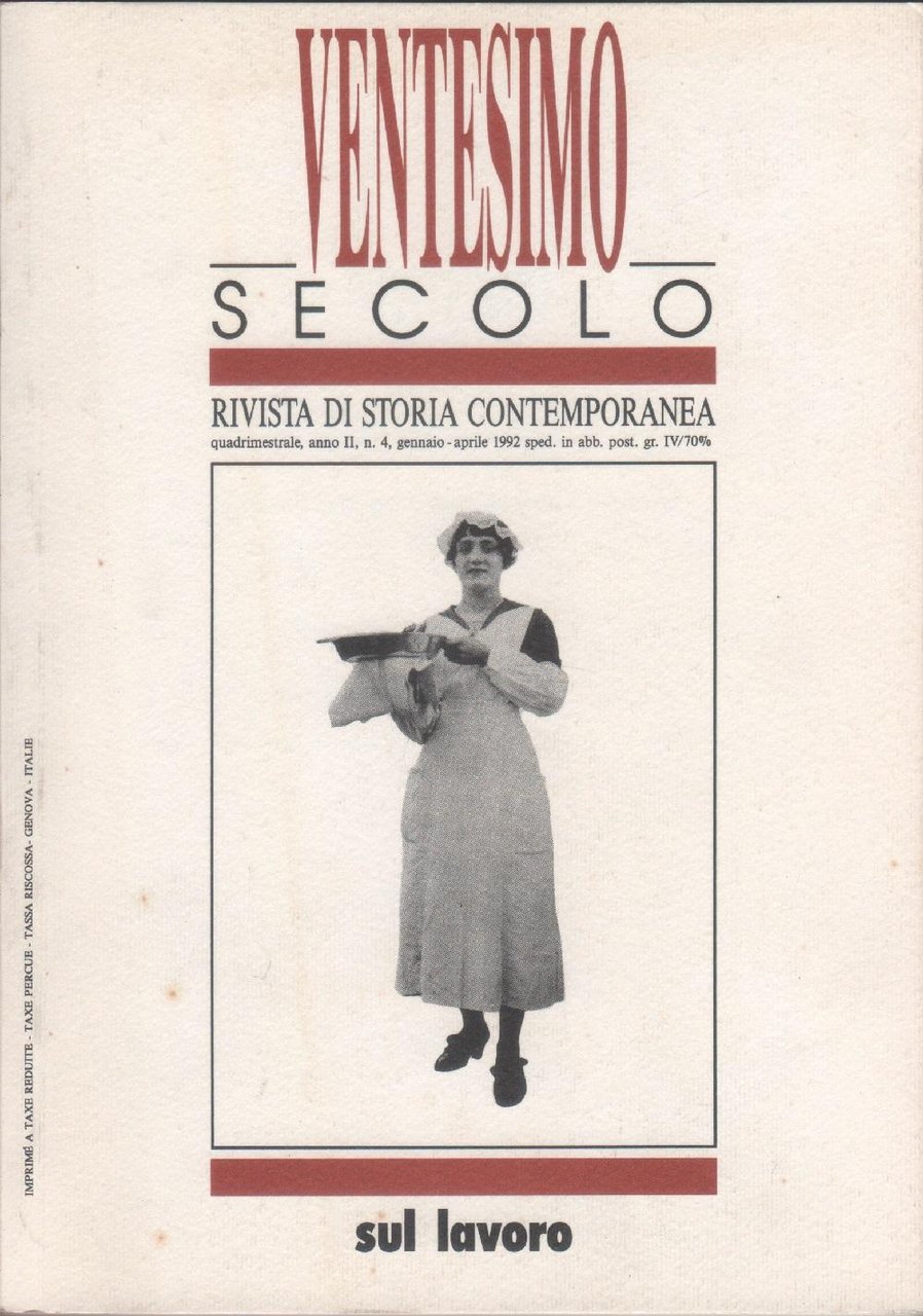Ventesimo secolo. Rivista di storia contemporanea. 1992 n. 4. Sul … | Immagine principale