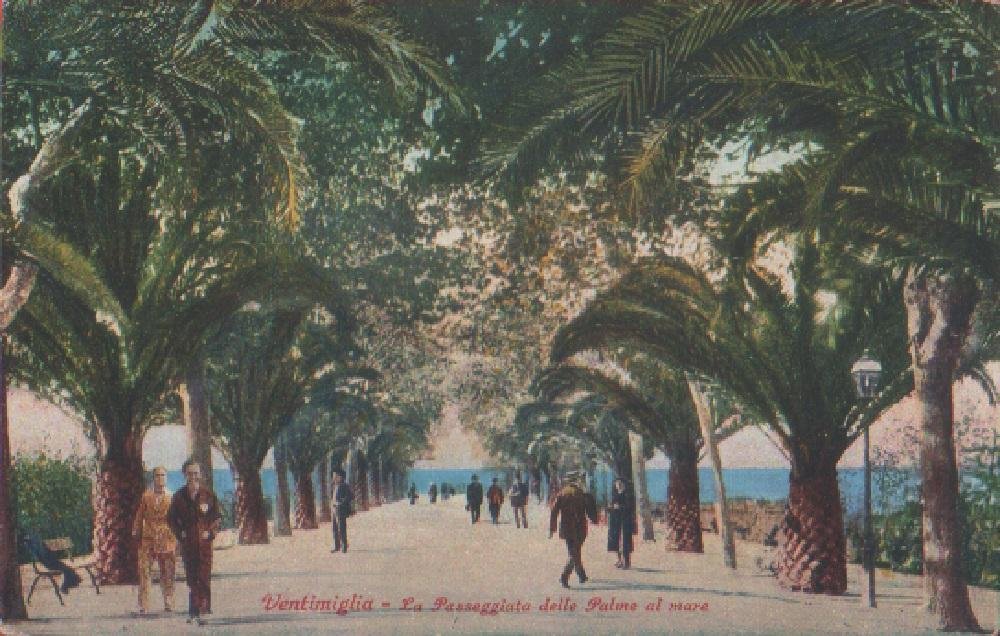 Ventimiglia. La Passeggiata delle Palme al mare. Non viaggiata | Immagine principale