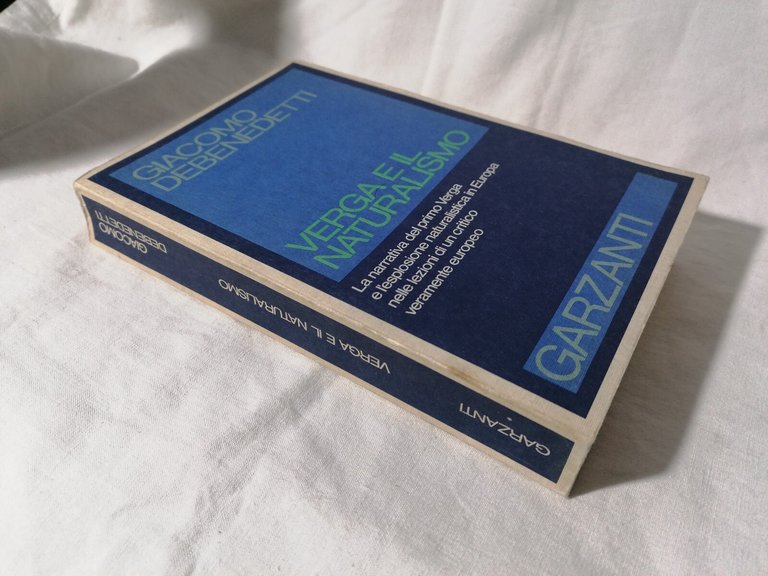 Verga e il Naturalismo - Libro Giacomo Debenedetti Garzanti 1976 …