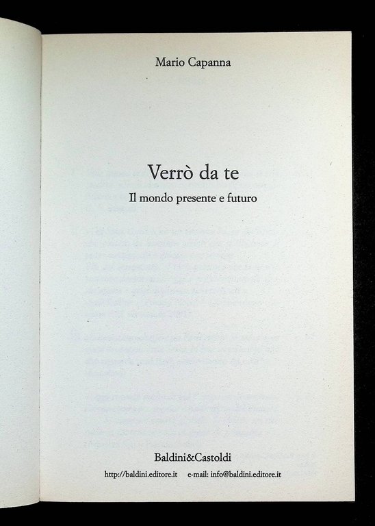 Verrò da te. Il mondo presente e futuro | Immagine Gallery 4