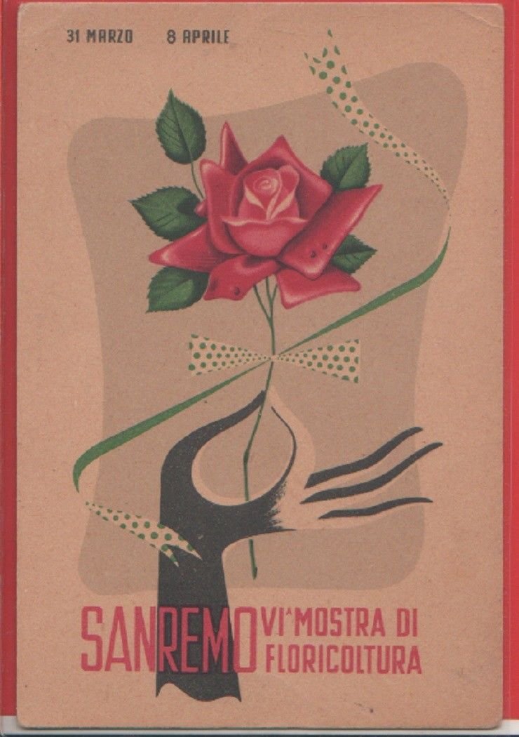 VI mostra di floricultura Sanremo 1951. Non Viaggiata | Immagine principale