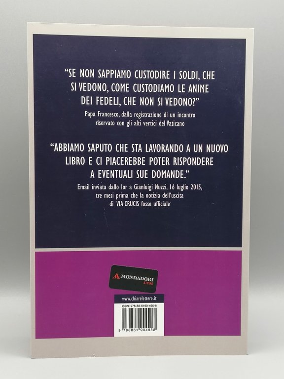 Via Crucis Documenti Inediti Papa Francesco Chiesa Vaticano Libro Nuzzi …