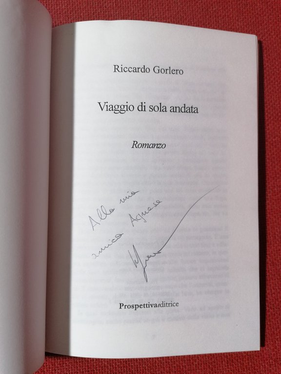 Viaggio di sola andata