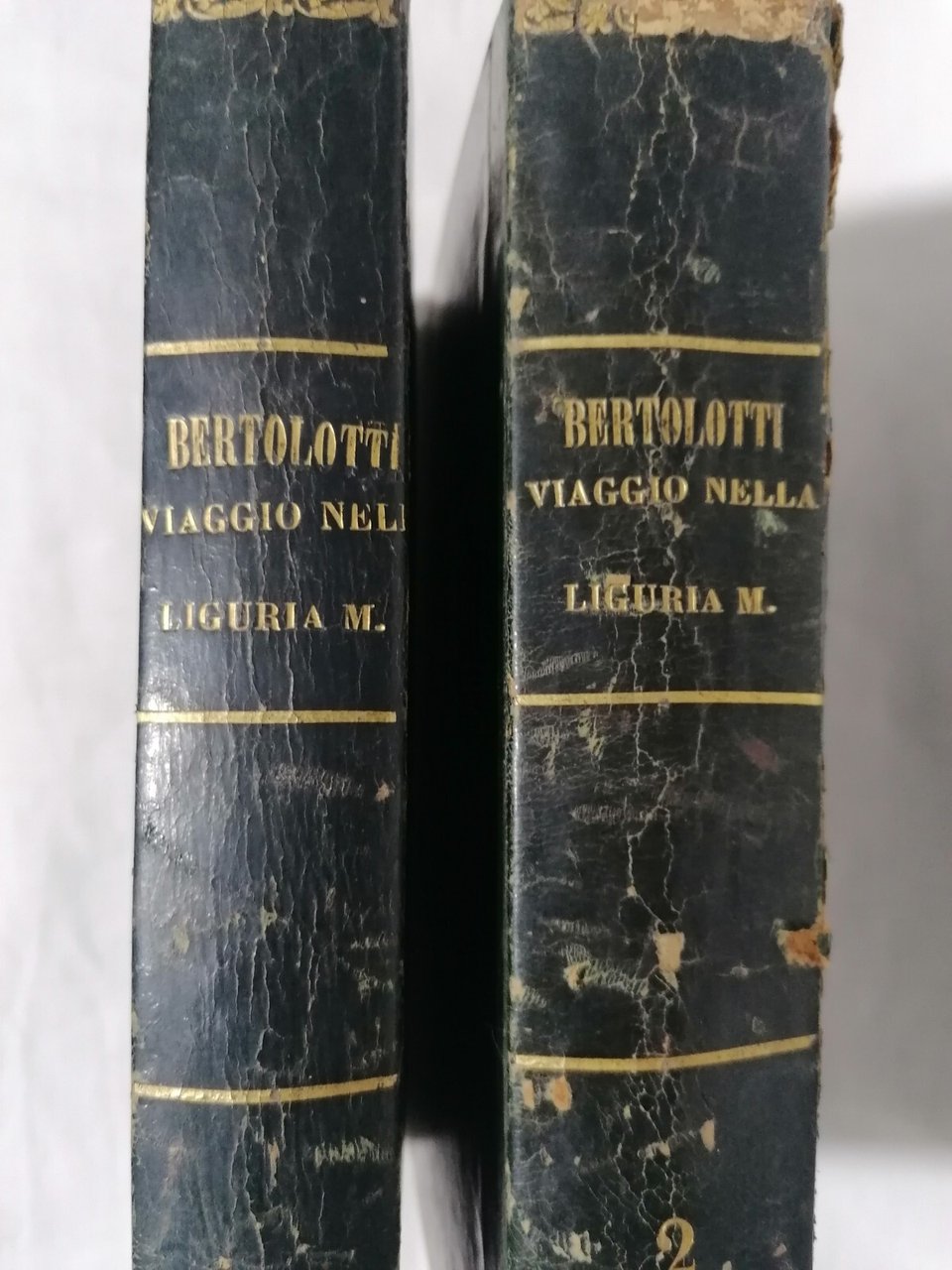 Viaggio Nella Liguria Marittima Libro Antico Davide Bertolotti 1834 Botta …