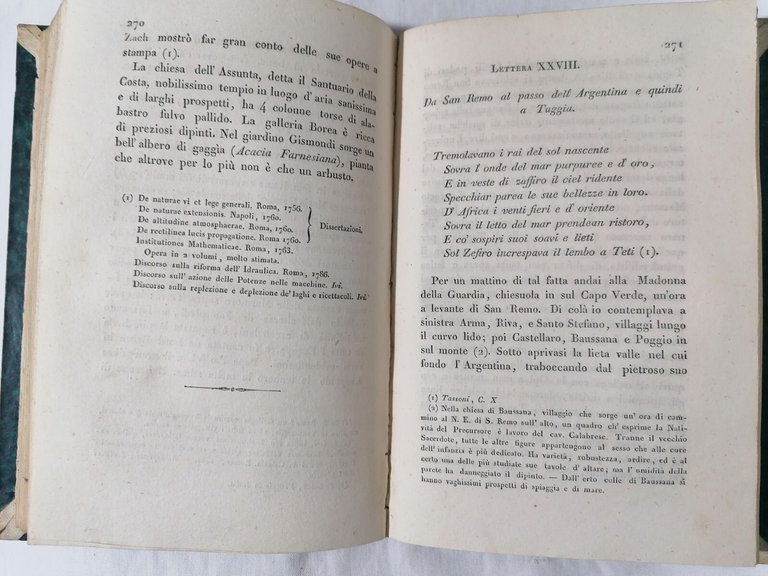 Viaggio Nella Liguria Marittima Libro Antico Davide Bertolotti 1834 Botta …