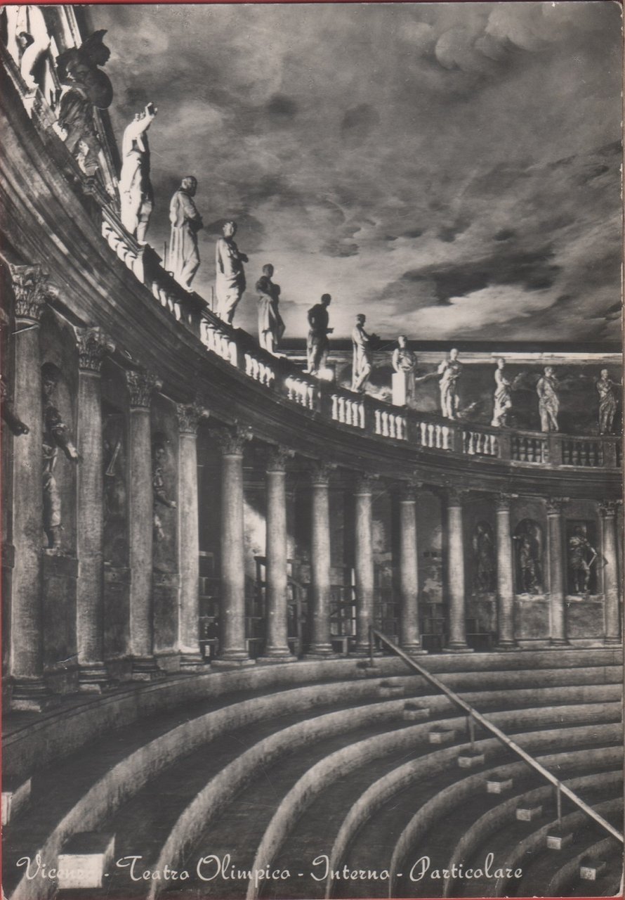 Vicenza. Teatro Olimpico. Interno. Particolare. Non viaggiata | Immagine principale
