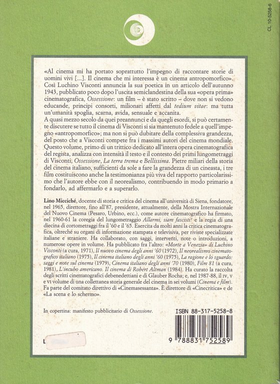 Visconti e il neorealismo. Ossessione, La terra trema, Bellissima