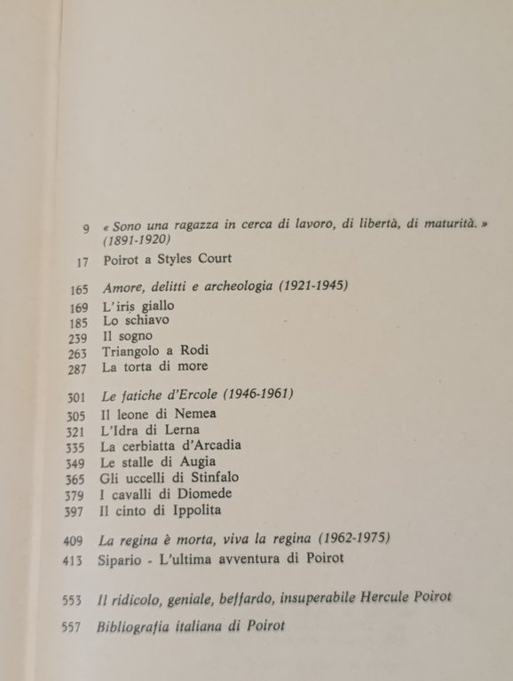 Vita, morte e miracoli di Poirot