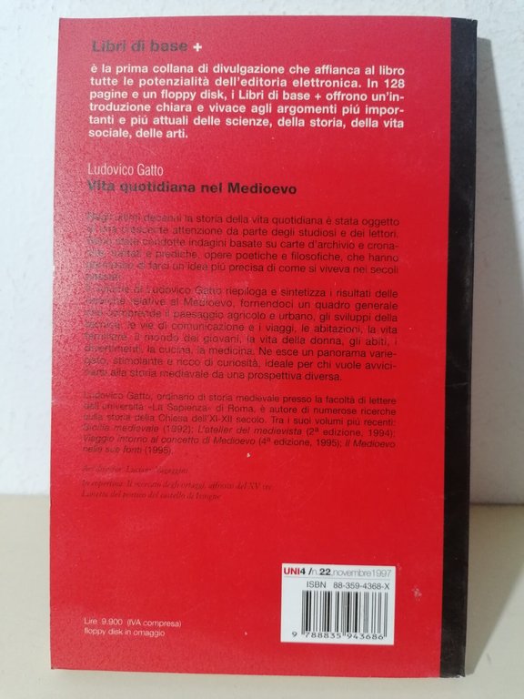 Vita Quotidiana Nel Medioevo Libro Ludovico Gatto Editori Riuniti 883594368X