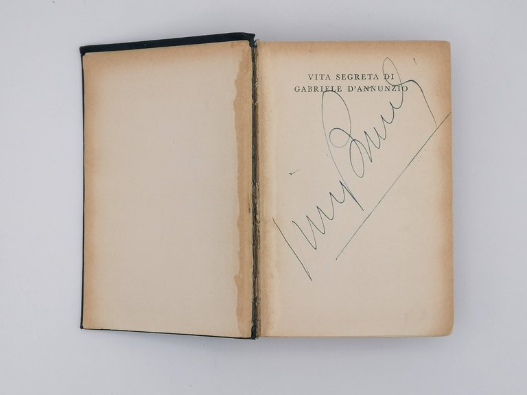 Vita Segreta Di Gabriele D'Annunzio Libro Tom Antongini 3^ Edizione …