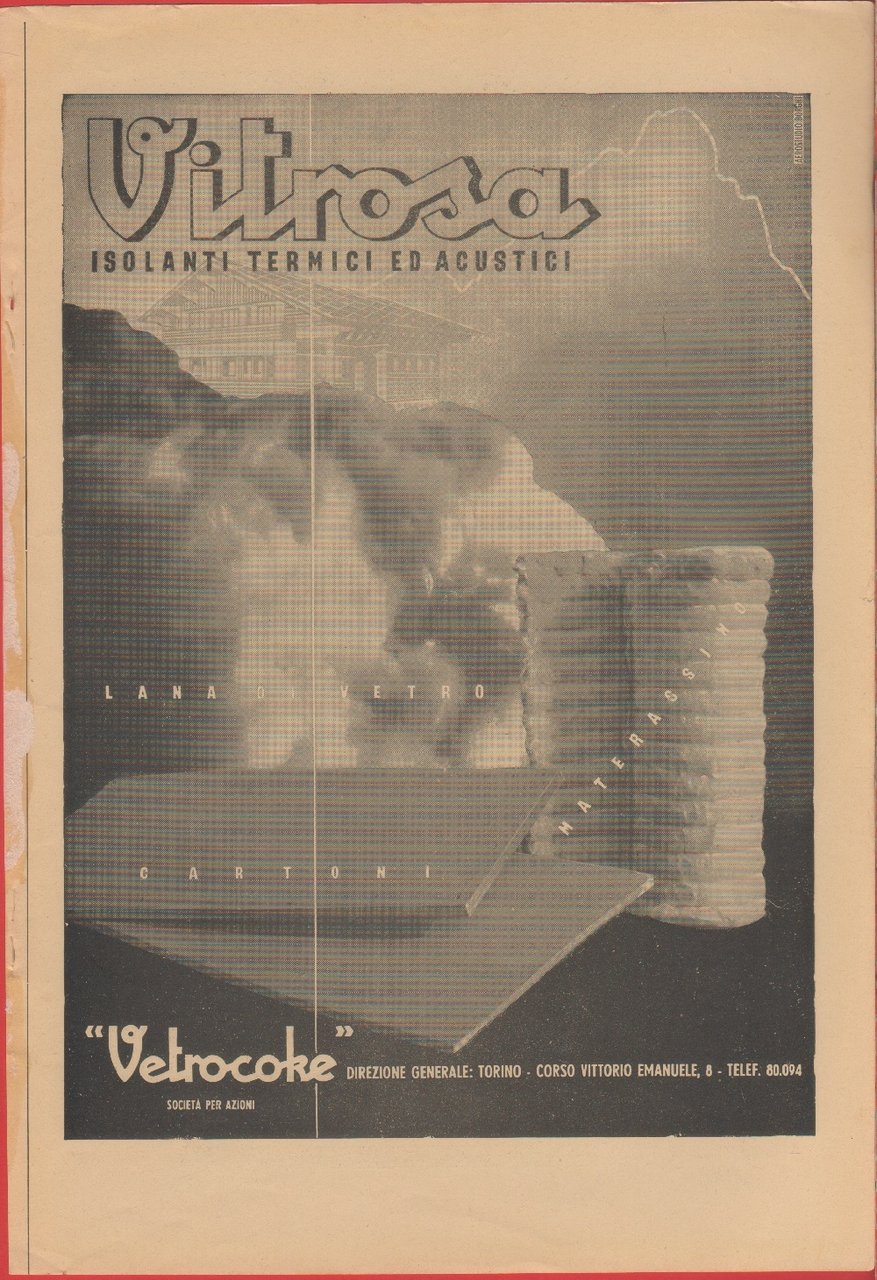 Vitrosa isolanti. Vetrocoke/Sali Tamerici di Montecatini - Advertising 1953 | Immagine principale