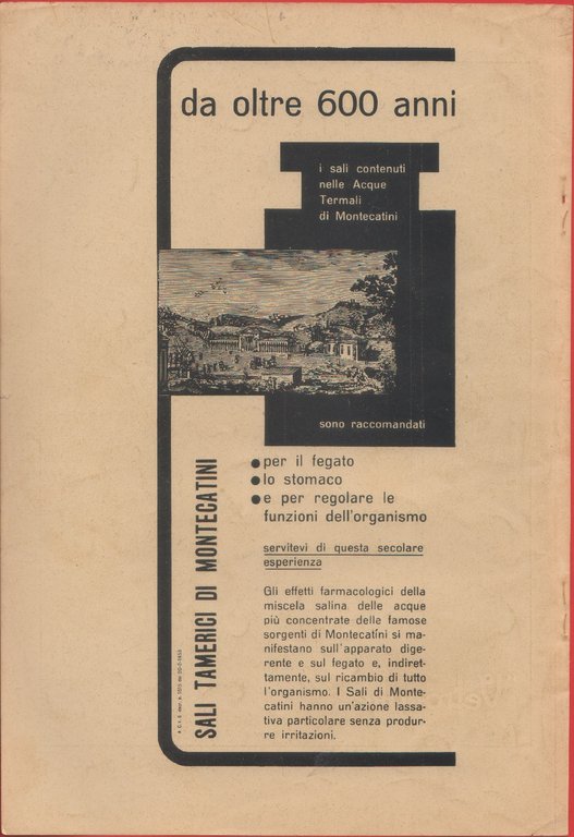 Vitrosa isolanti. Vetrocoke/Sali Tamerici di Montecatini - Advertising 1953 | Immagine Gallery 2