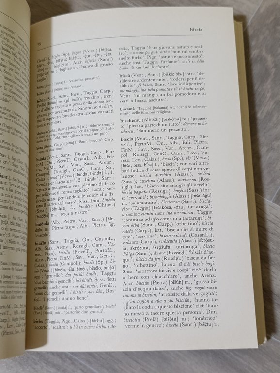 Vocabolario delle parlate liguri Volume I A-C