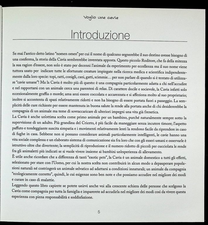 Voglio Una Cavia Edizione Illustrata