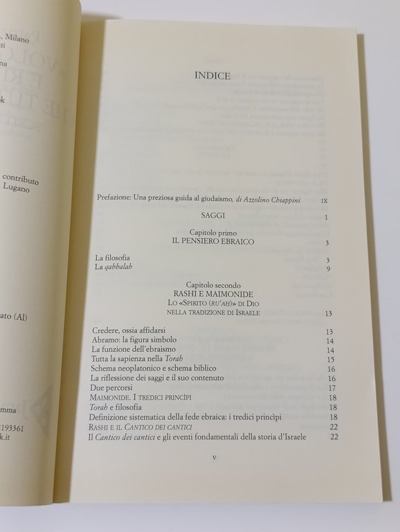 Volgi la «Torah» e rivolgila, che tutto è in essa