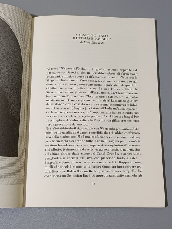 Wagner e l'Italia. Memorie, documenti, immagini
