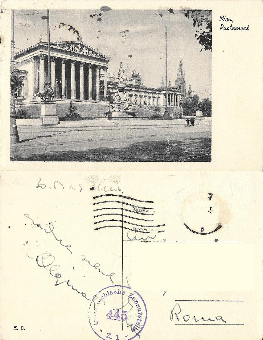 Wien. Parlament. Viaggiata 1949 | Immagine principale