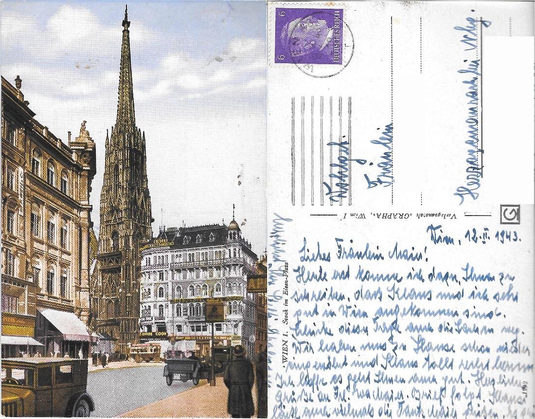 Wien, Stock im Eisen-Platz . Viaggiata 1943 | Immagine principale