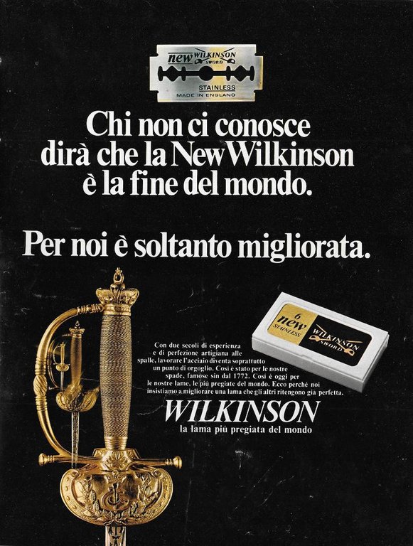 William Lawson Night Liht / Wilkinson. Advertising 1970, fronte retro | Immagine Gallery 2