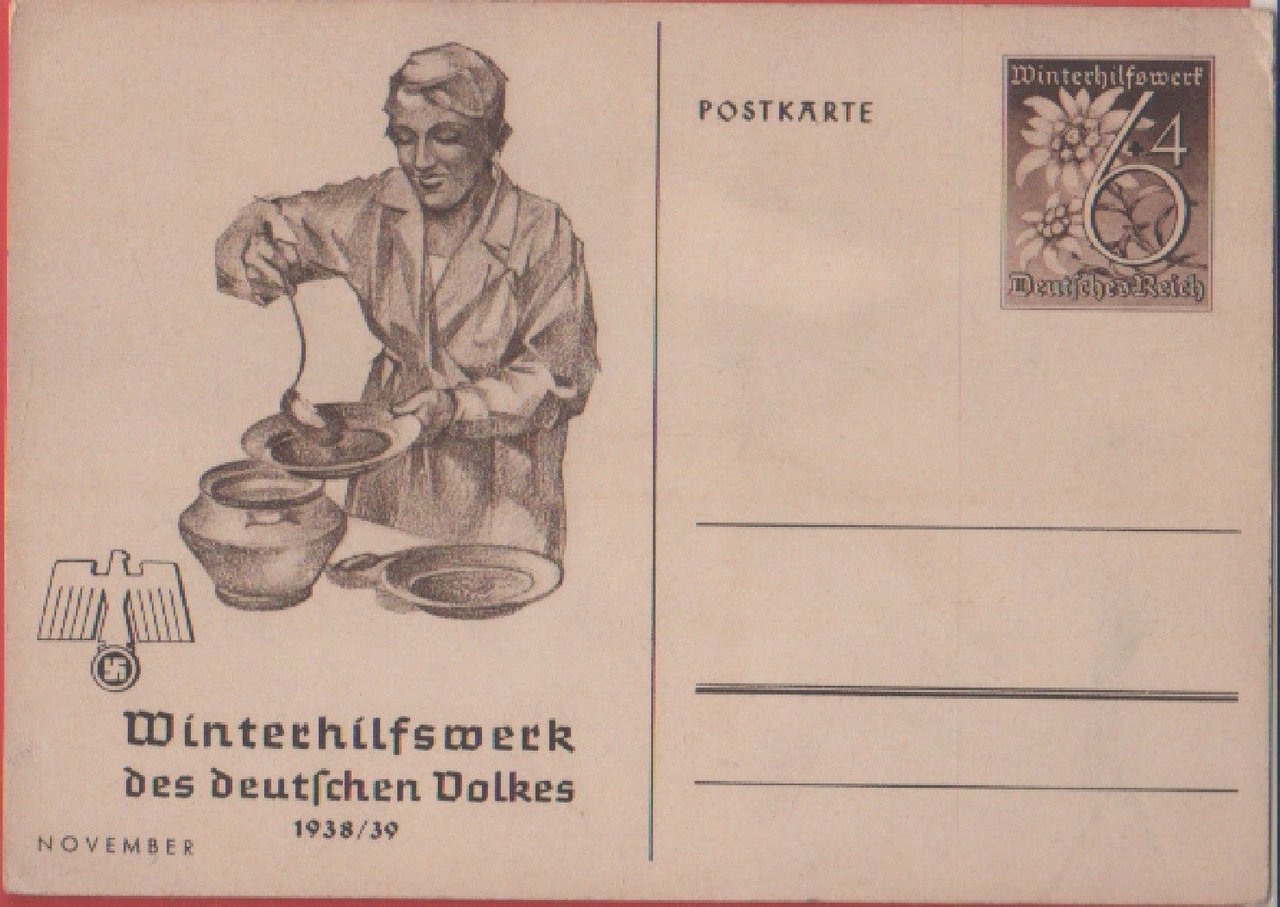 Winterhilfswerk des Deutschen Volkes. November. Non viaggiata | Immagine principale
