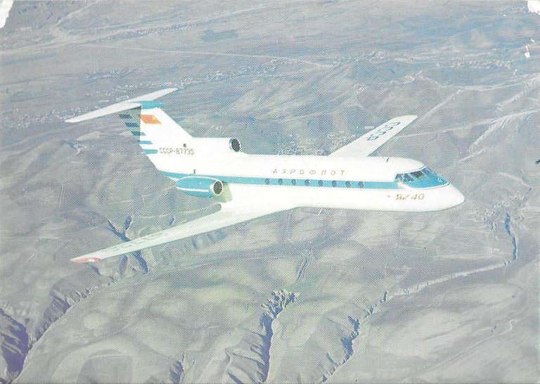 Yakovlev Yak-40. Ed. Aviaexport. Non viaggiata