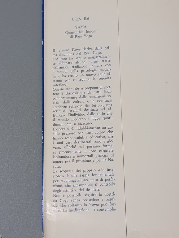 Yama - Quattordici Lezioni di Raja Yoga