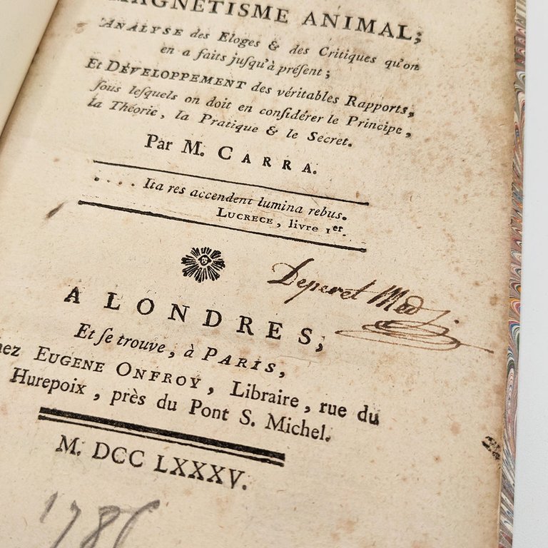 CARRA Jean-Louis. Examen physique du magnétisme animal | Immagine Gallery 2