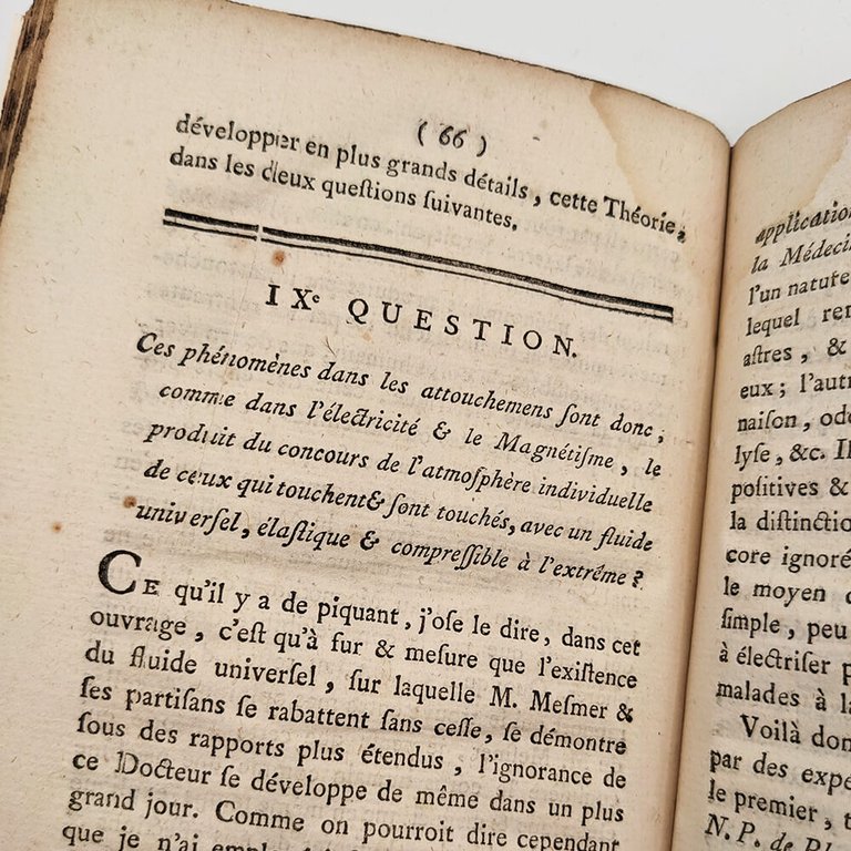 CARRA Jean-Louis. Examen physique du magnétisme animal | Immagine Gallery 9