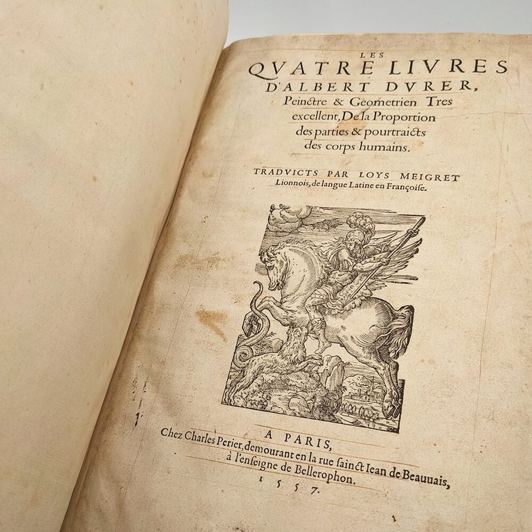 DÜRER Albrecht. Les quatre livres d'Albert Durer 1557 | Immagine Gallery 2