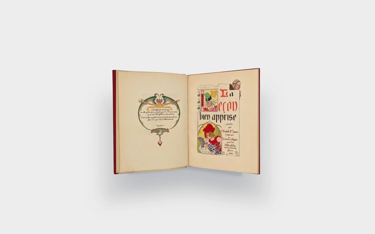 FRANCE Anatole - LEBÈGUE Léon. La Leçon bien apprise | Immagine Gallery 3