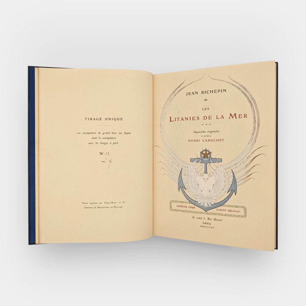 RICHEPIN Jean - CARUCHET Henri. Les Litanies de la Mer | Immagine principale