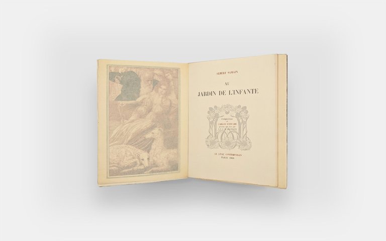 SAMAIN Albert - SCHWABE Carlos. Au Jardin de l'Infante | Immagine Gallery 5