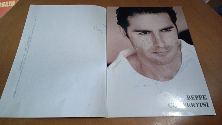 Autografo Beppe Convertini | Immagine Gallery 2