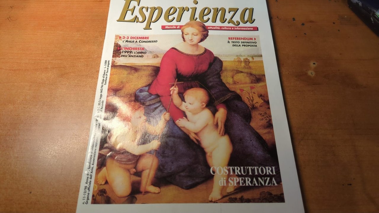 Esperienza n11- Mensile 1998 | Immagine principale