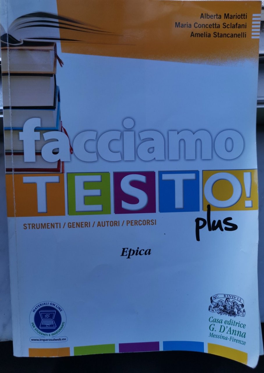 " FACCIAMO TESTO! PLUS - EPICA" - ALBERTA MARIOTTI, 2011 | Immagine principale