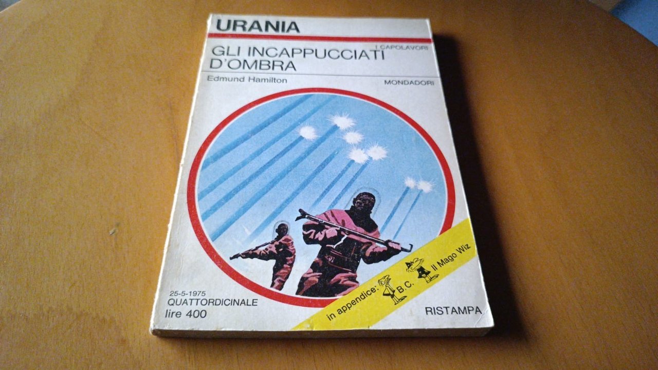 Gli incappucciati d'ombra - Urania 1975 | Immagine principale