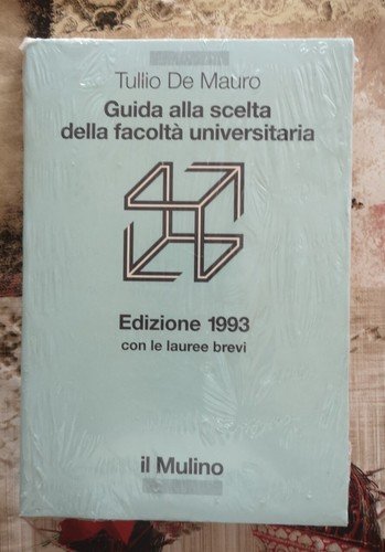 " GUIDA ALLA SCELTA DELLA FACOLTÀ UNIVERSITARIA"- De Mauro Tullio | Immagine principale