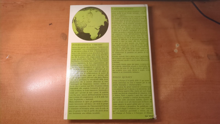 I grandi deserti- Rizzoli editori 1969 | Immagine Gallery 2