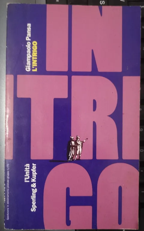 " L' INTRIGO " - Giampaolo Pansa, 1993