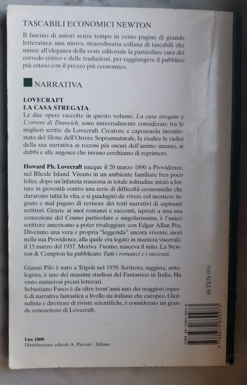 " LA CASA STREGATA " - HOWARD LOVECRAFT, 1993 | Immagine Gallery 2
