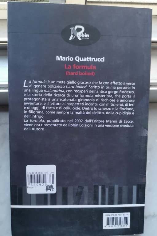 " LA FORMULA " - MARIO QUATTRUCCI, 2011 | Immagine Gallery 2