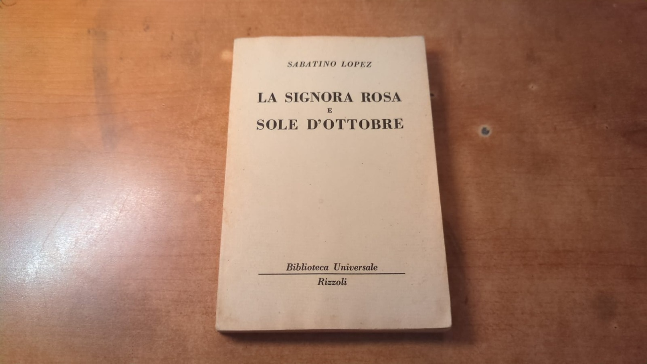 La signora rosa e sole d'ottobre- Rizzoli | Immagine principale