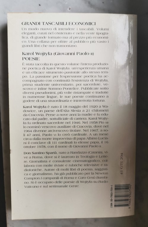 " POESIE " - KAROL WOJTYLA, 1994 | Immagine Gallery 3