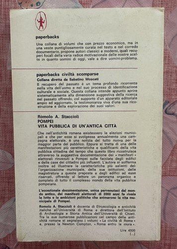 "POMPEI VITA PUBBLICA DI UN'ANTICA CITTA'"- Romolo A. Staccioli,1979 | Immagine Gallery 2