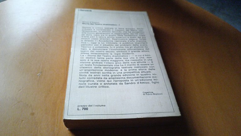 Storia del teatro 1 - D'Amico 1970 | Immagine Gallery 2