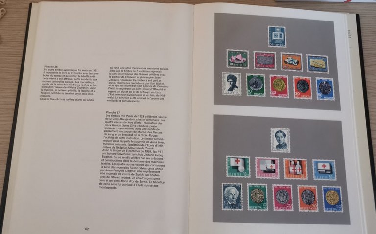 " TIMBRES-POSTE SUISSES "LINGUA FRANCESE" VOL. 2 " - Max … | Immagine Gallery 4