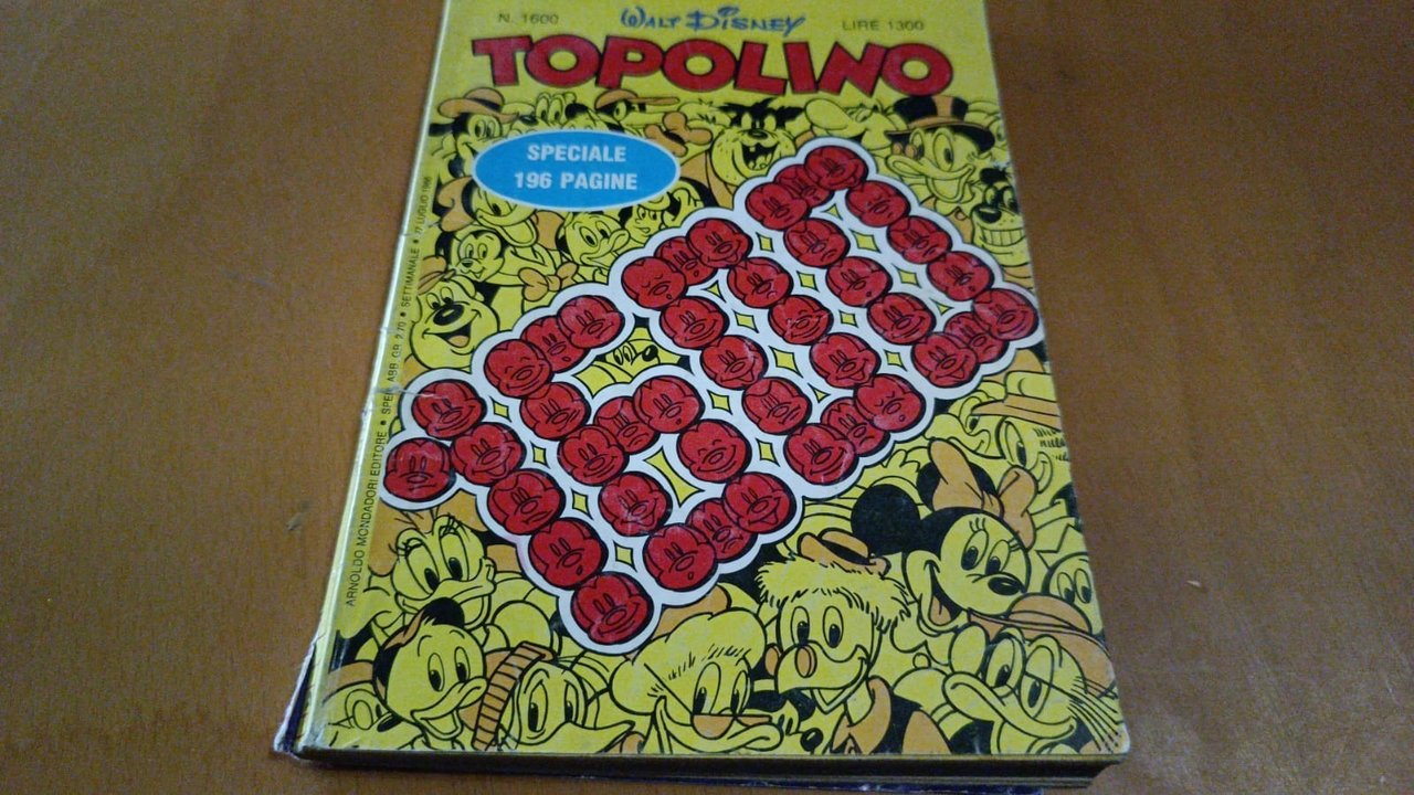Topolino n1600 speciale - Disney luglio 1986 | Immagine principale