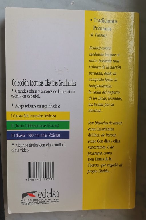 " TRADICIONES PERUANAS " - R. PALMA, 1997 | Immagine Gallery 3